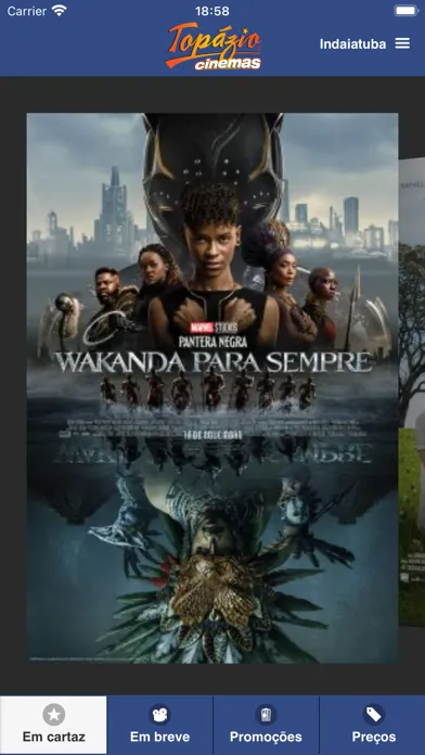 Topázio Cinemas スクリーンショット