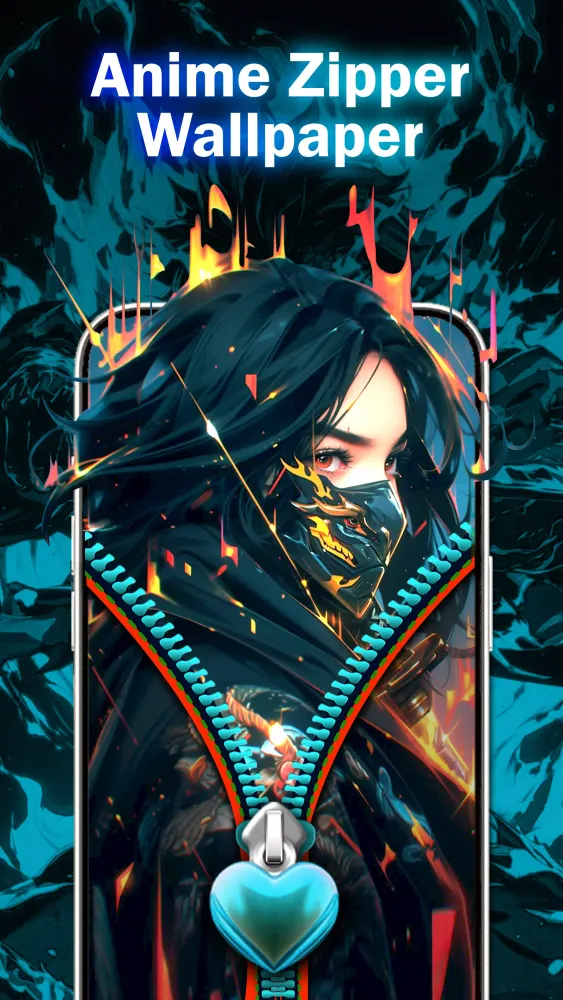 Captures d'écran de Zipper Lock Screen Wallpaper