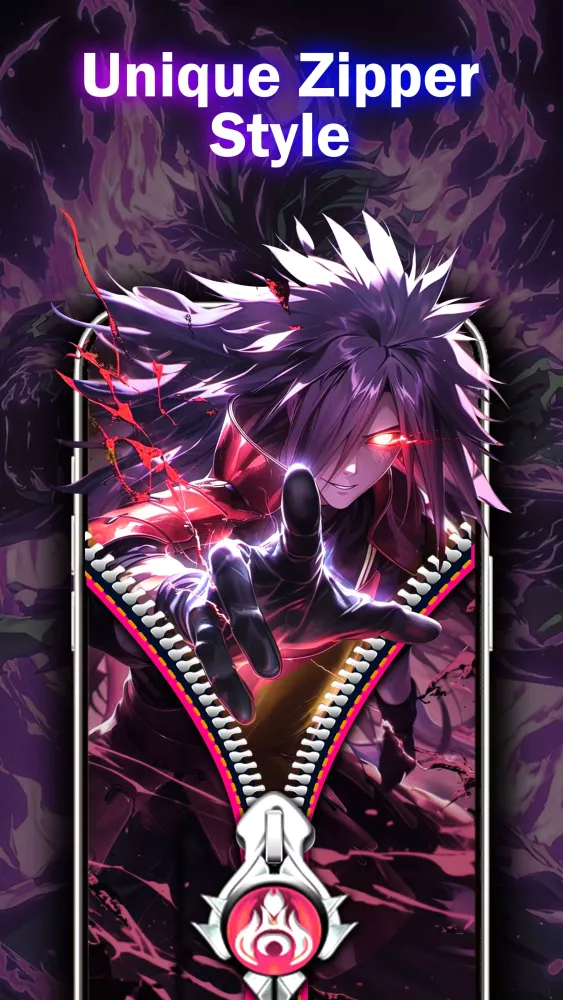 Captures d'écran de Zipper Lock Screen Wallpaper