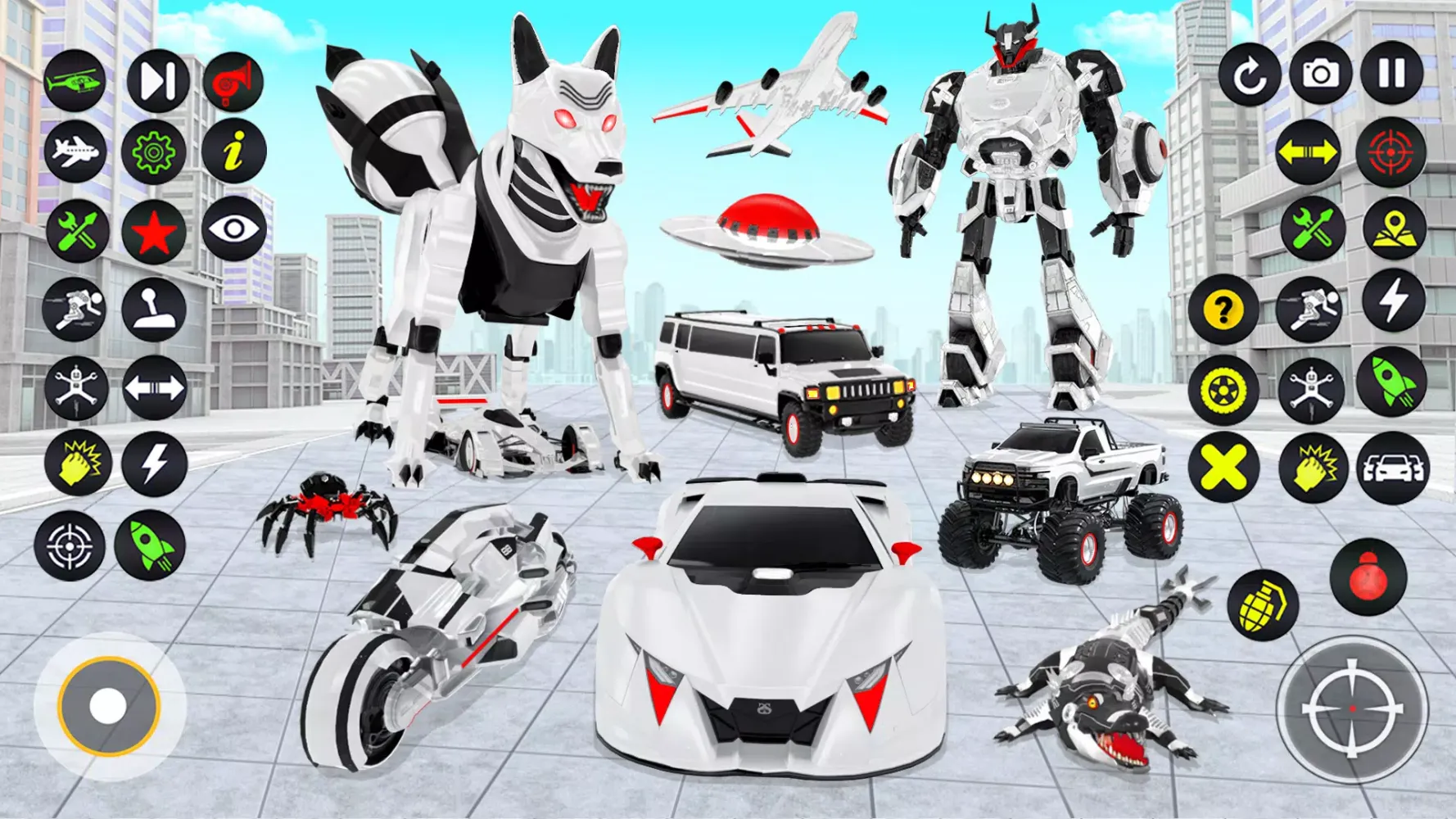 Fox Robot Transform Bike Game应用截图