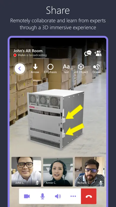 Ảnh chụp màn hình của TeamworkAR