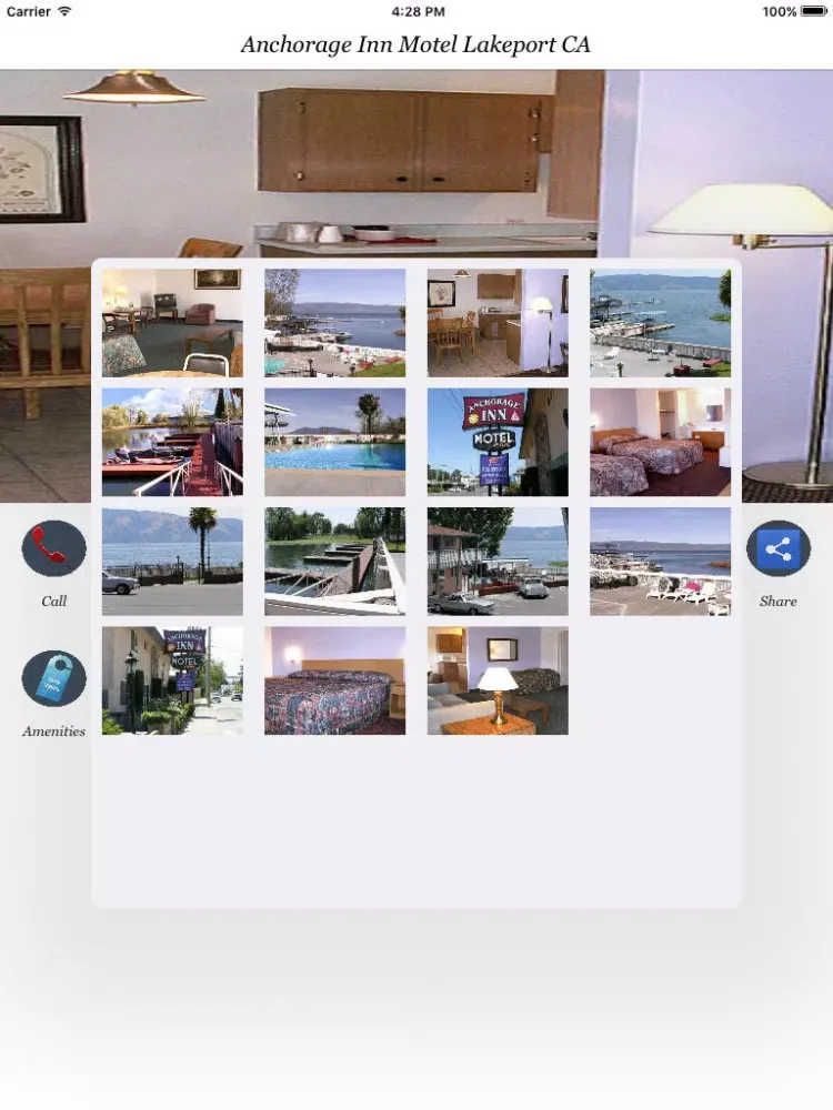 Anchorage Inn Motel Lakeport CA iPad  Screenshots