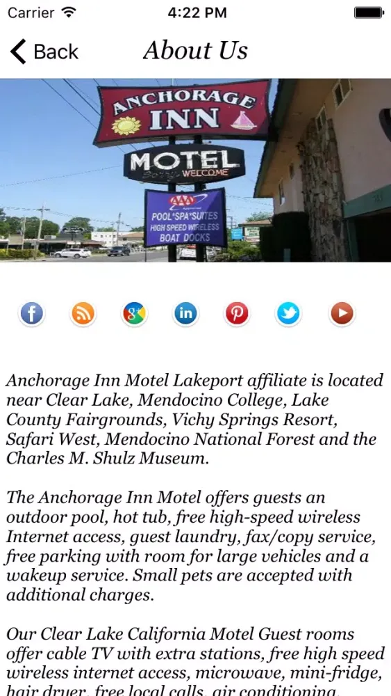 Anchorage Inn Motel Lakeport CA Screenshots