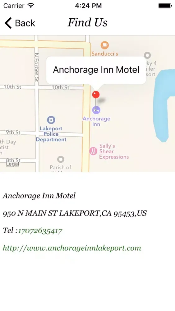 Anchorage Inn Motel Lakeport CA Screenshots