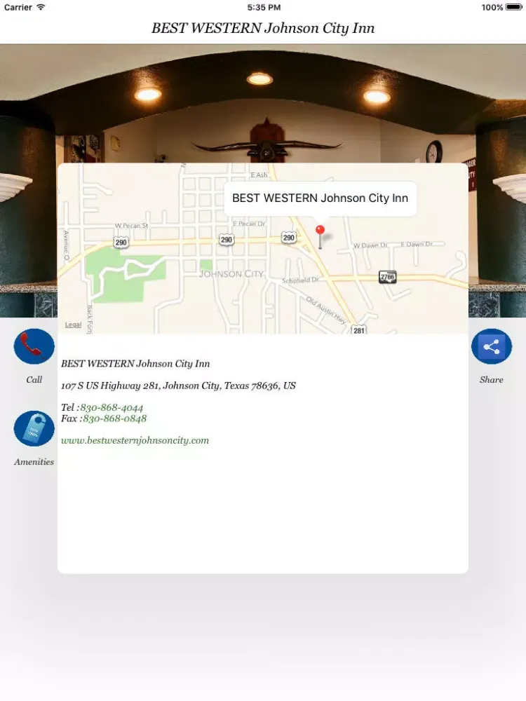 BEST WESTERN Johnson City Inn iPad  Screenshots