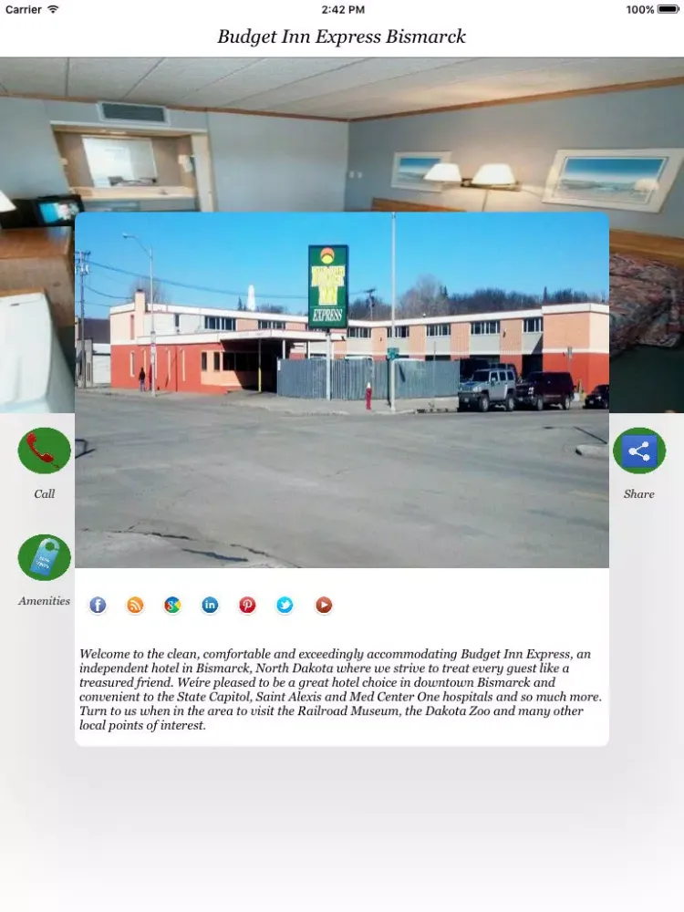 Screenshot di Budget Inn Express Bismarck iPad 