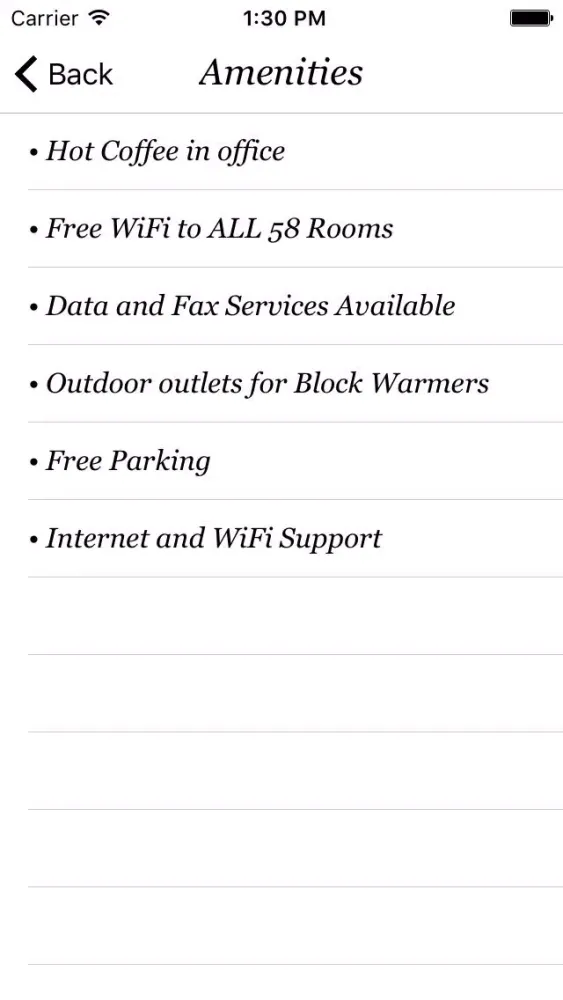 Screenshot di Budget Inn Express Bismarck