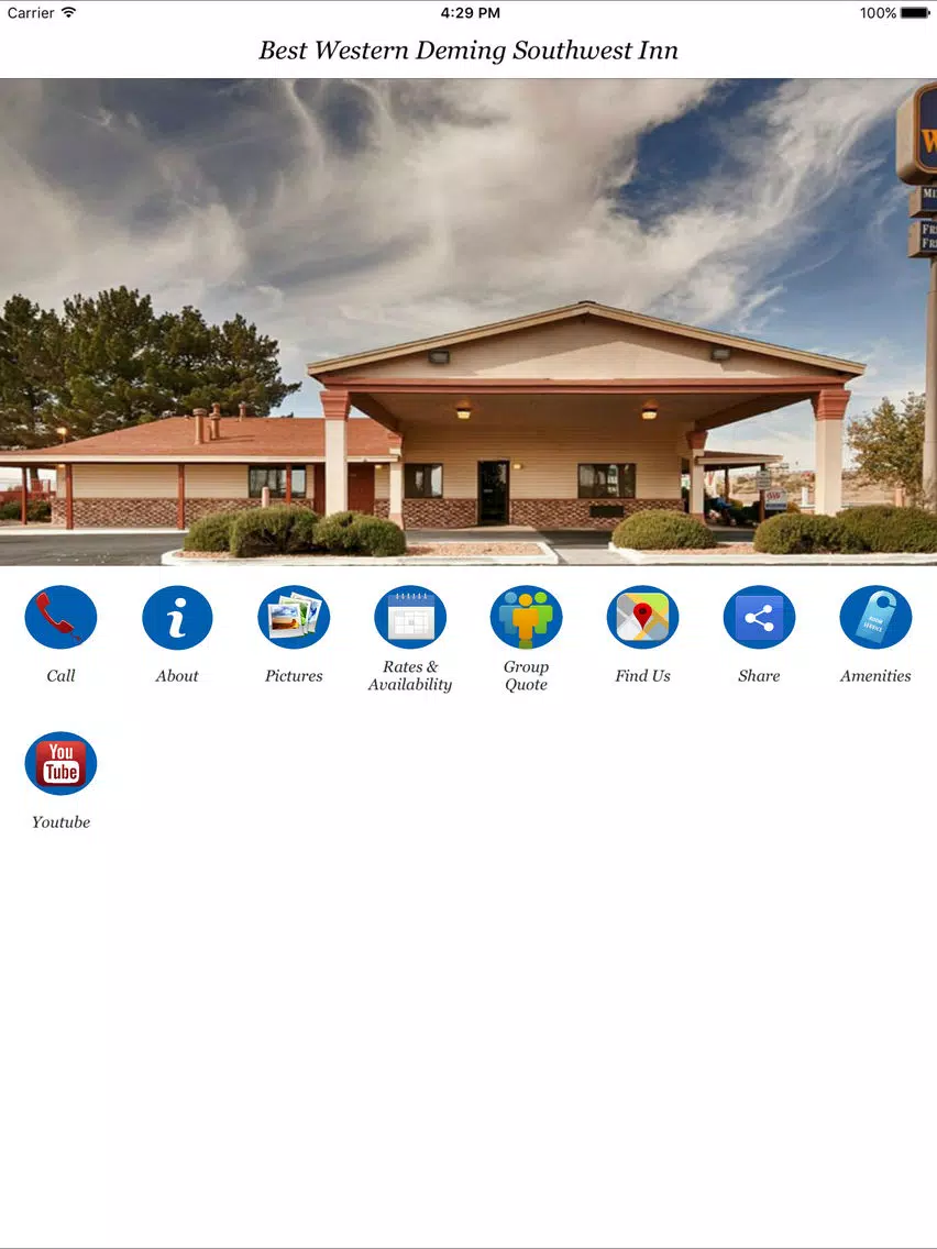 Captures d'écran de Best Western Deming Southwest Inn iPad 