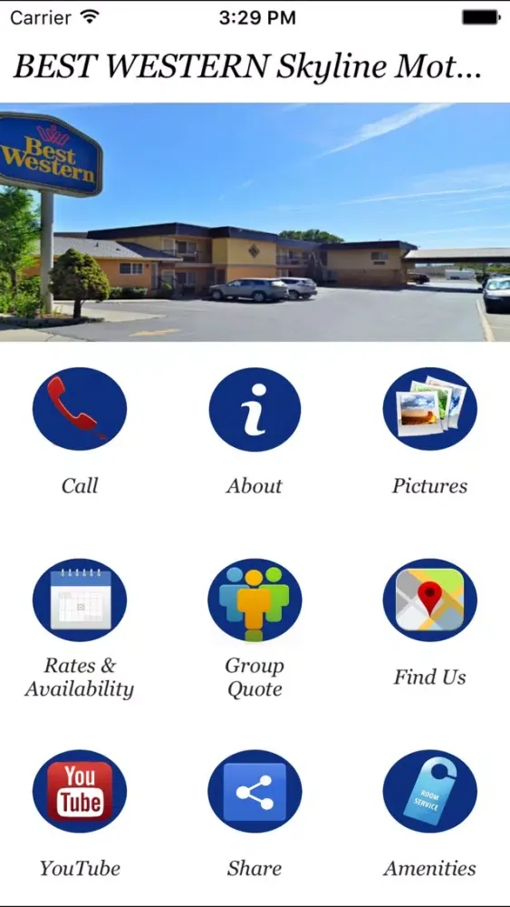 Capturas de pantalla de BEST WESTERN SKYLINE MOTOR LODGE
