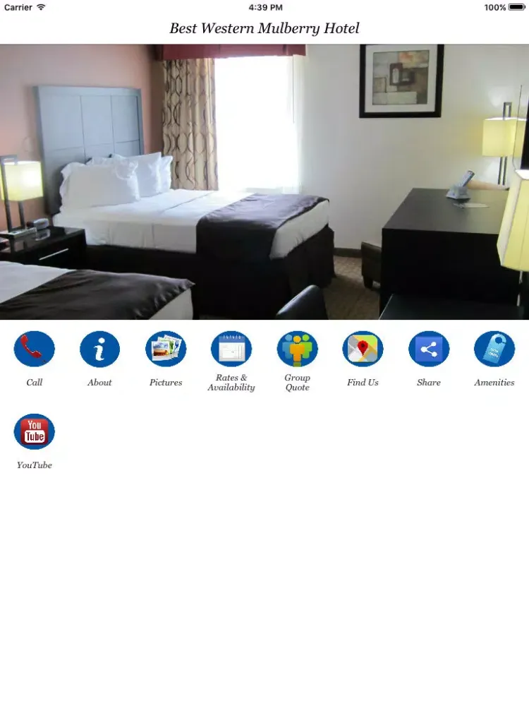 ภาพหน้าจอของ Best Western Mulberry Hotel iPad 