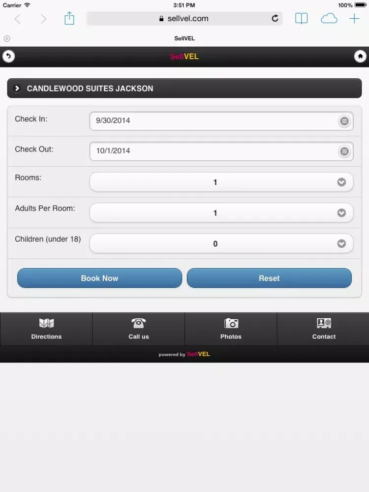 تصاویر Candlewood Suites Jackson iPad 