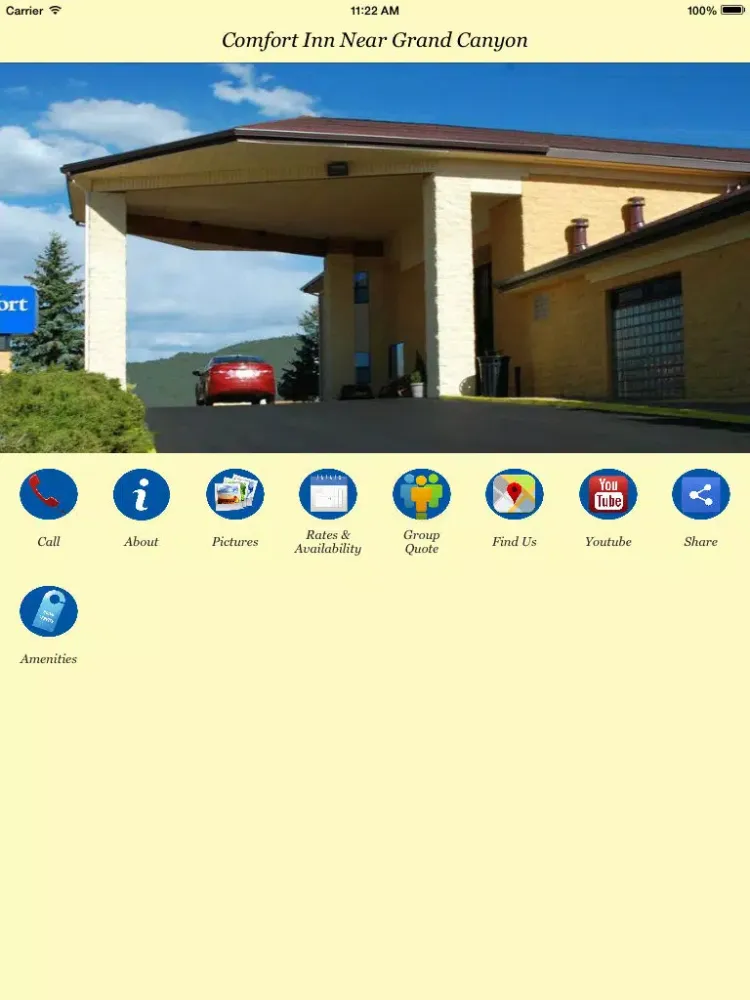 Comfort Inn Near Grand Canyon iPad  স্ক্রিনশট