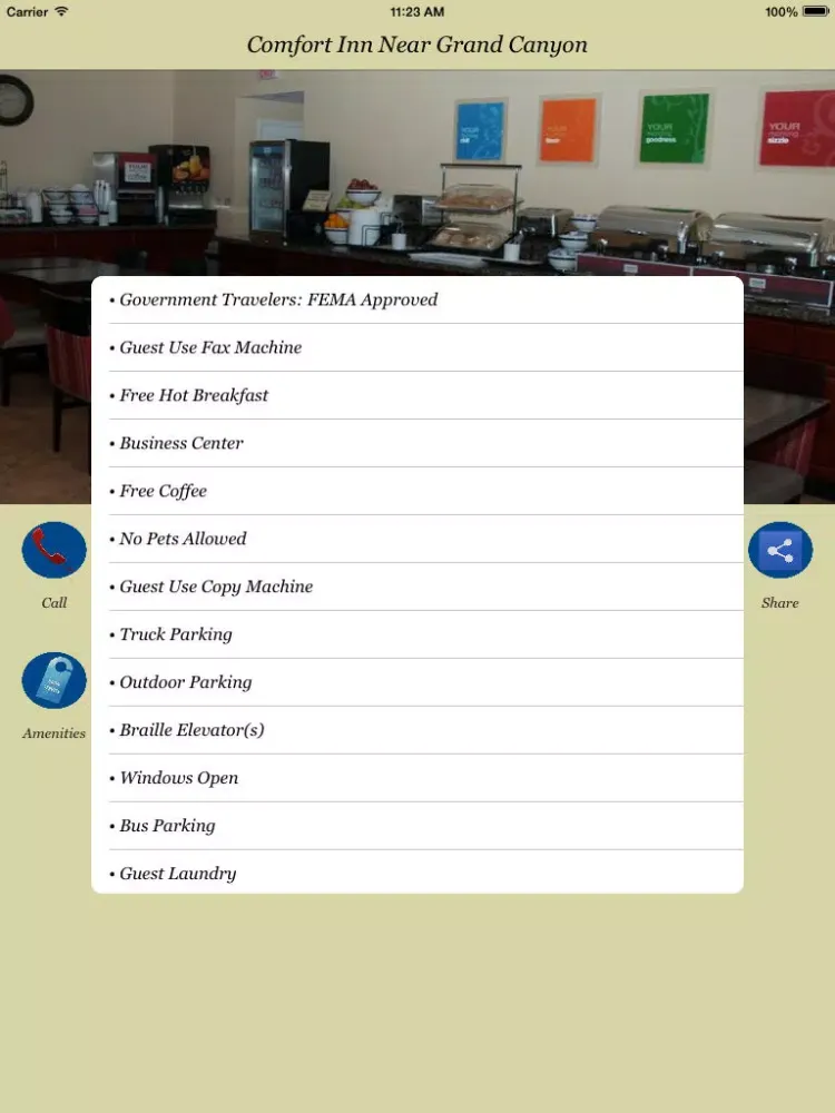 Comfort Inn Near Grand Canyon iPad  স্ক্রিনশট