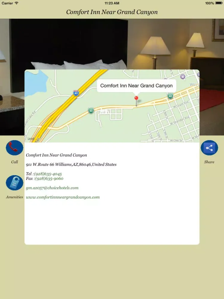 Comfort Inn Near Grand Canyon iPad  স্ক্রিনশট