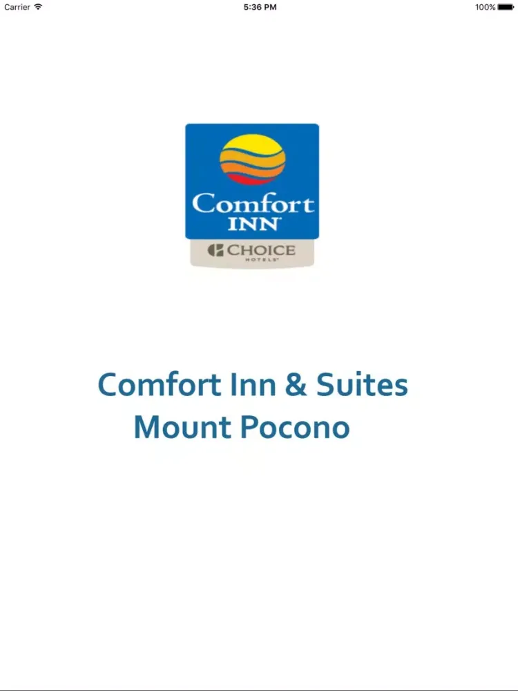 Ảnh chụp màn hình của Comfort Inn & Suites Mount Pocono iPad 