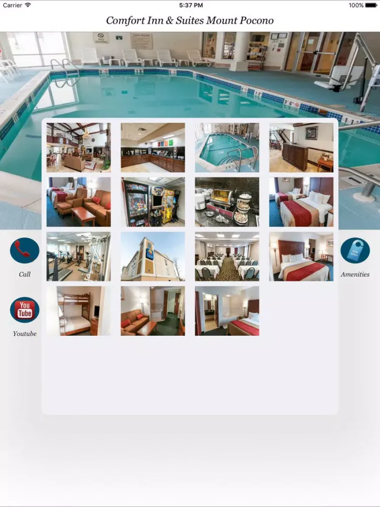 Ảnh chụp màn hình của Comfort Inn & Suites Mount Pocono iPad 