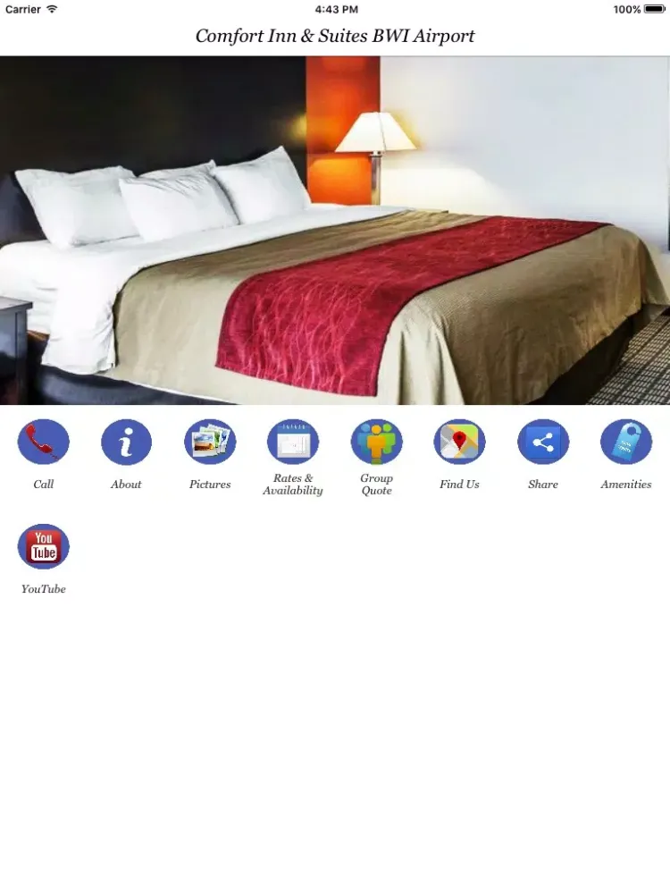 Comfort Inn & Suites BWI Airport iPad  Screenshots