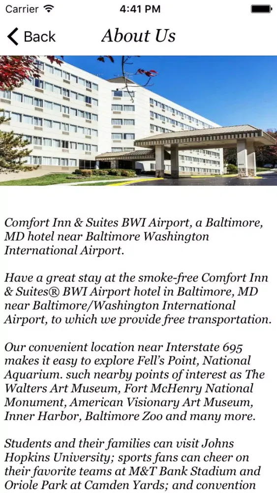 Comfort Inn & Suites BWI Airport Screenshots