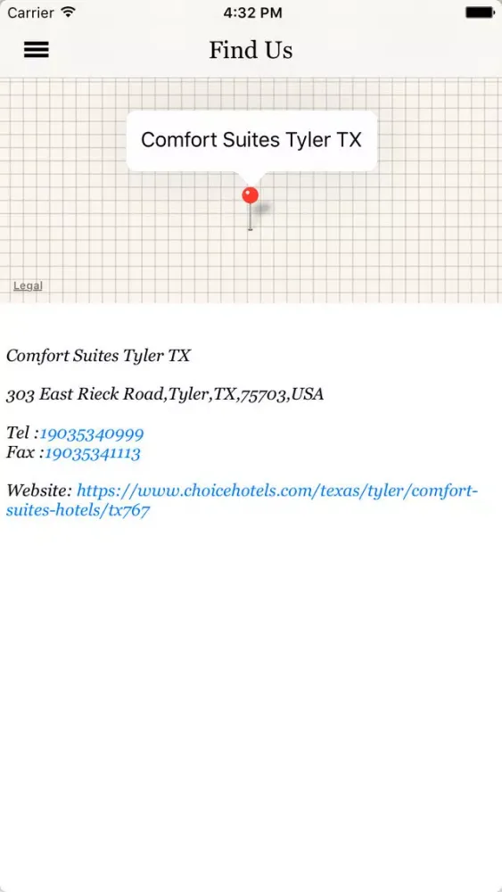 Tangkapan skrin Comfort Suites Tyler TX