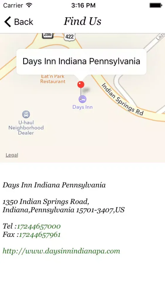 Скриншоты DAYS INN INDIANA
