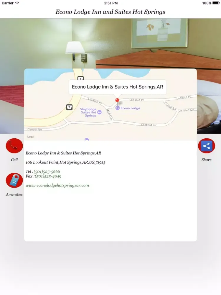 Econo Lodge Inn and Suites Hot Springs iPad  Ekran Görüntüleri