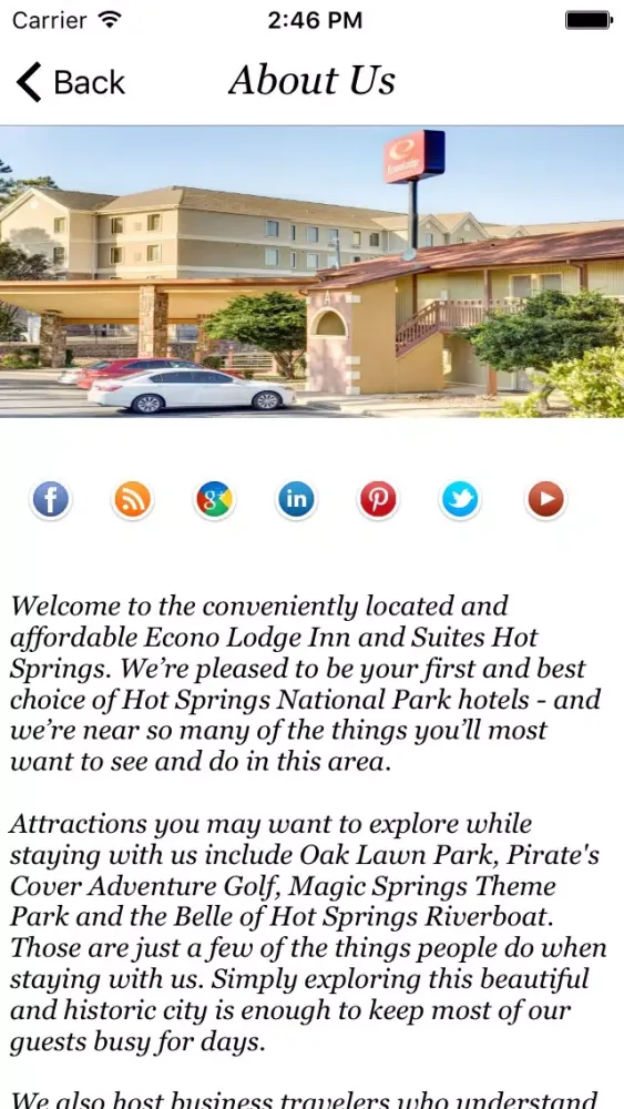 Econo Lodge Inn and Suites Hot Springs Ekran Görüntüleri