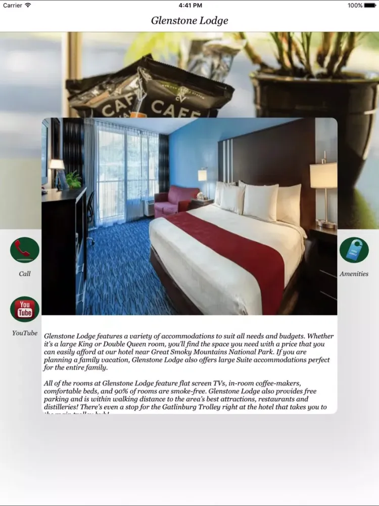 Screenshot di Glenstone Lodge iPad 