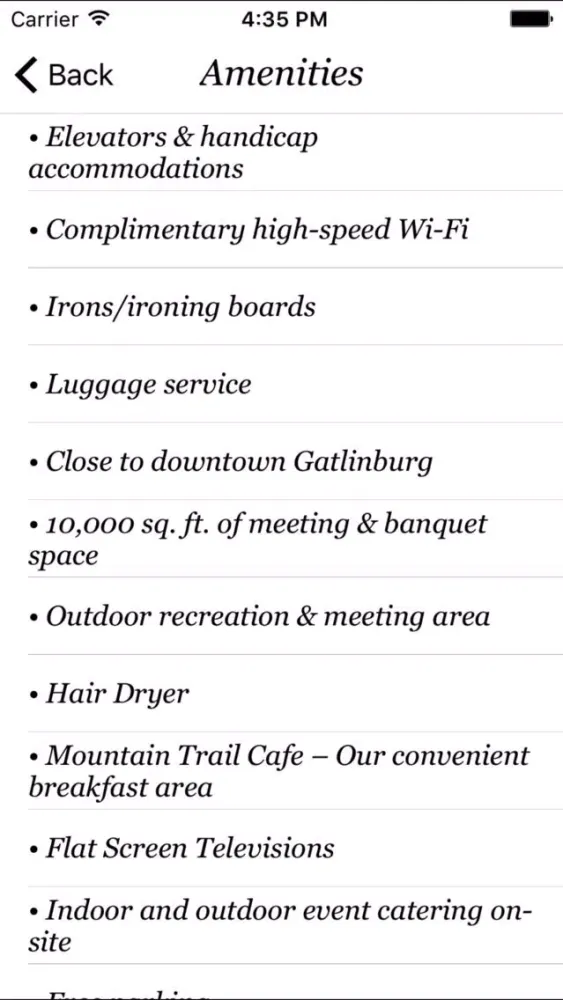 Screenshot di Glenstone Lodge