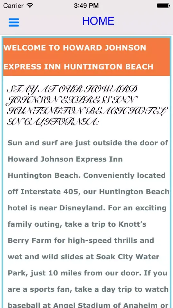 Скриншоты HOWARD JOHNSON EXPRESS INN