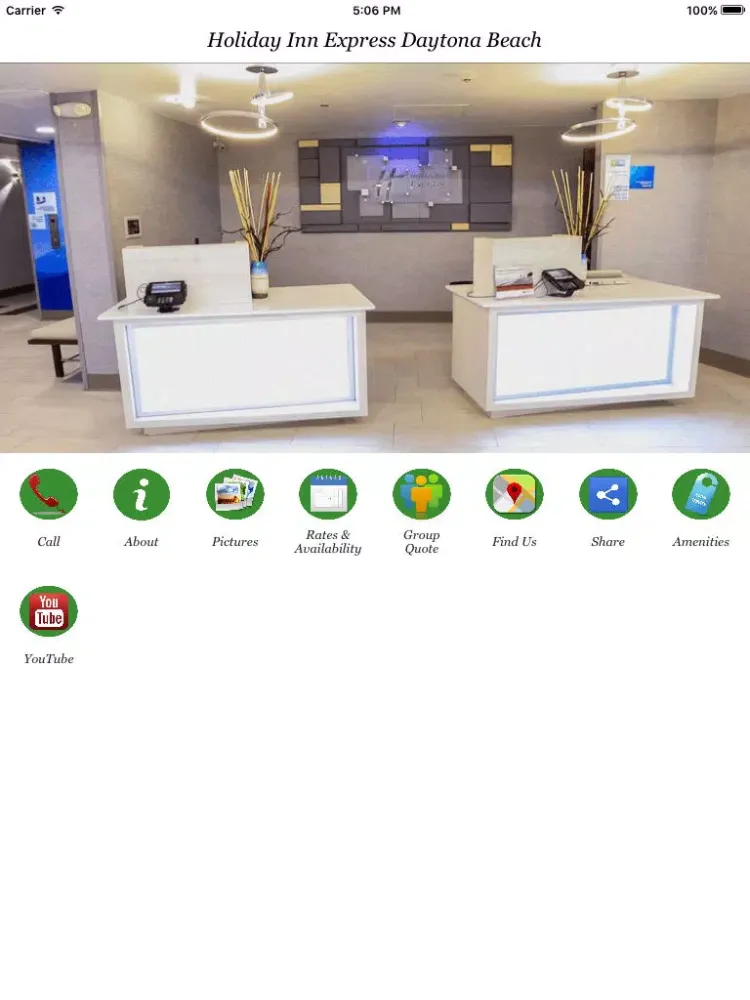 Zrzuty ekranu Holiday Inn Express Daytona Beach iPad 