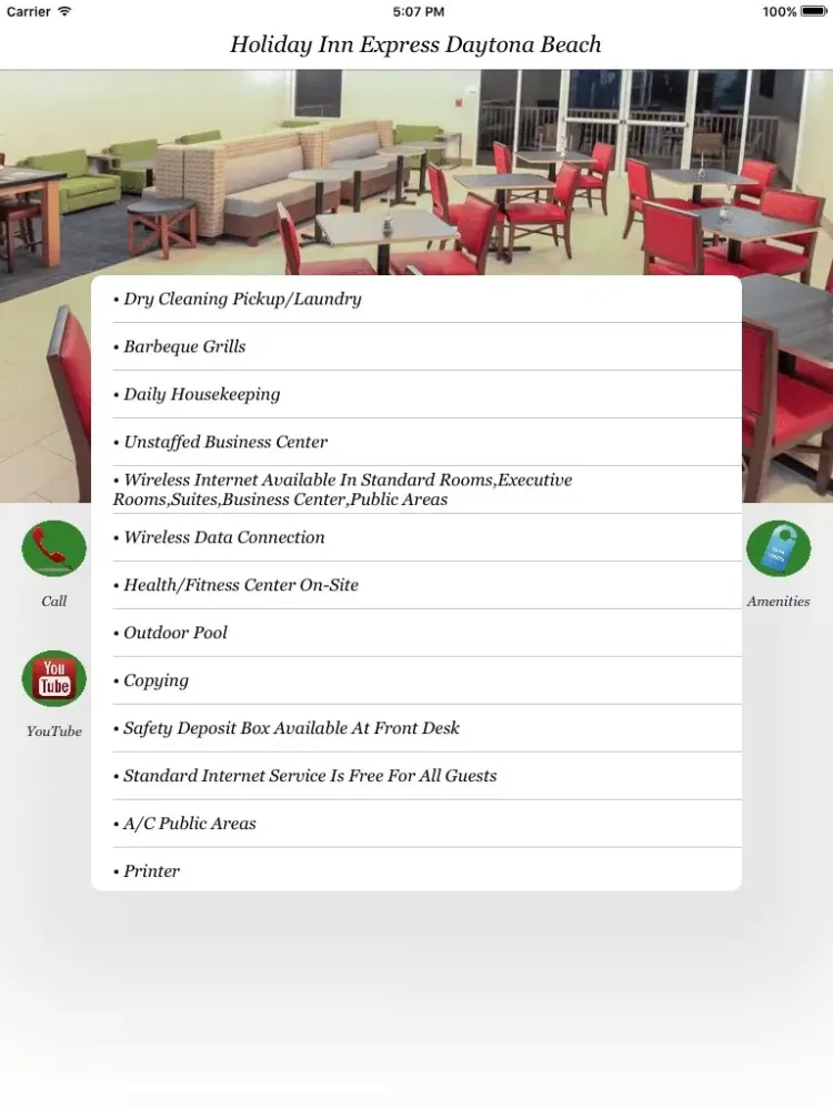 Zrzuty ekranu Holiday Inn Express Daytona Beach iPad 