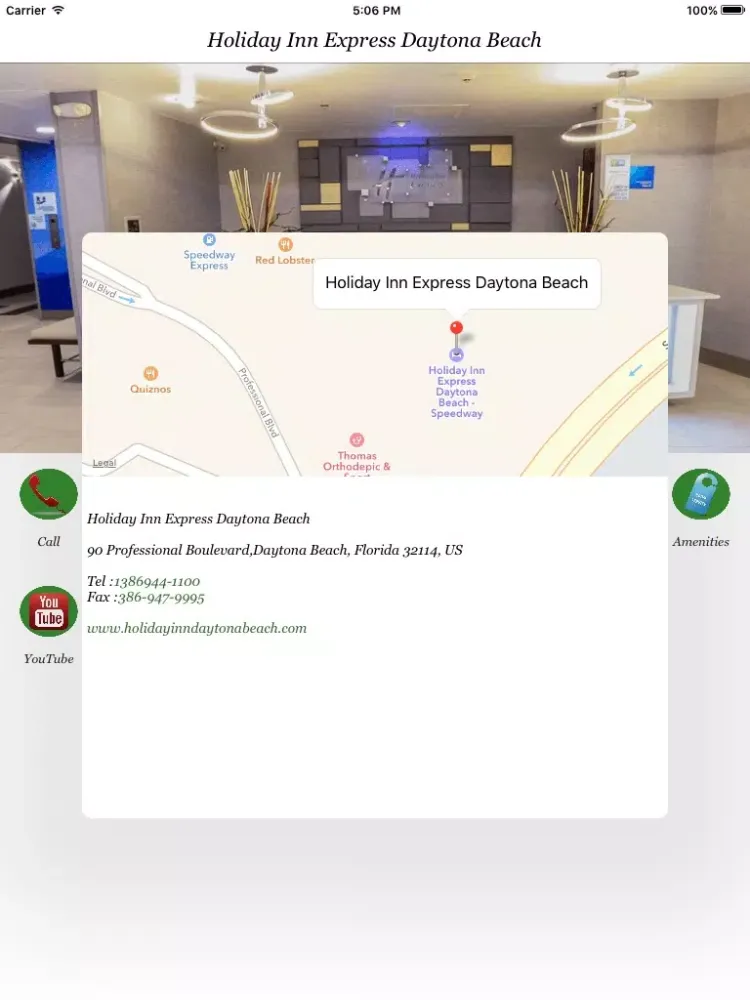Zrzuty ekranu Holiday Inn Express Daytona Beach iPad 