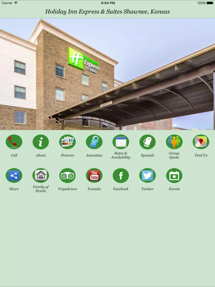 ภาพหน้าจอของ Holiday Inn Express & Suites Shawnee iPad 