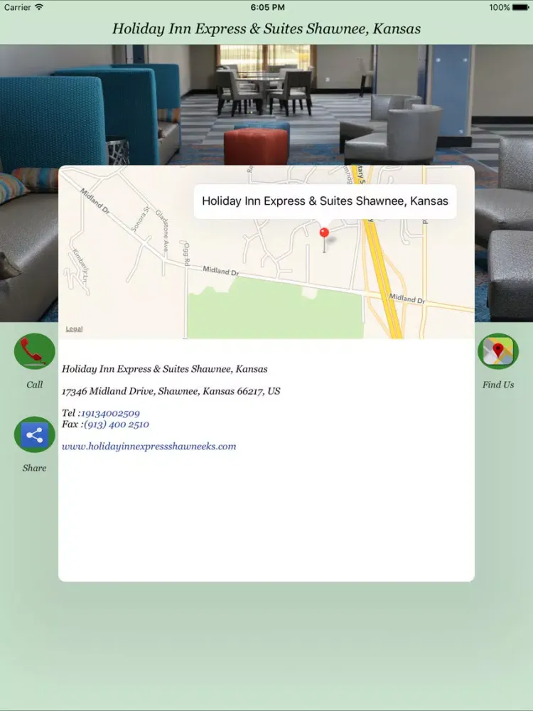 ภาพหน้าจอของ Holiday Inn Express & Suites Shawnee iPad 