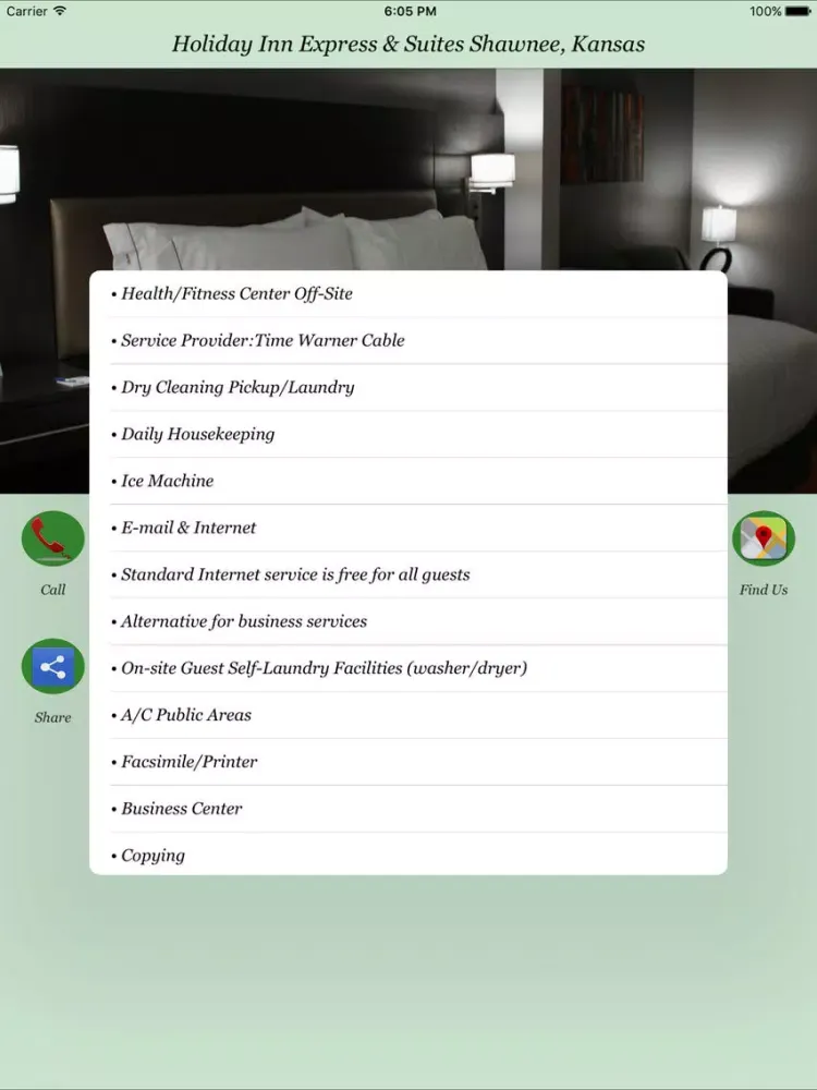 ภาพหน้าจอของ Holiday Inn Express & Suites Shawnee iPad 