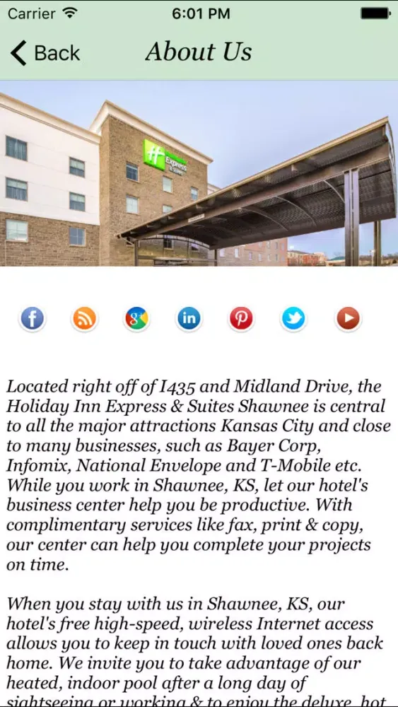 ภาพหน้าจอของ Holiday Inn Express & Suites Shawnee