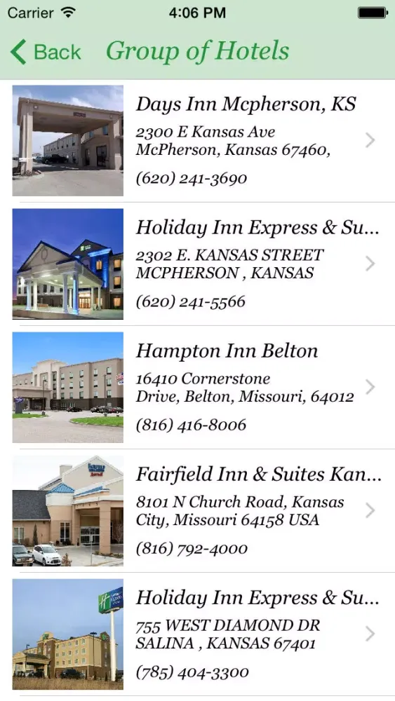 Holiday Inn Express Hotel McPherson 스크린샷