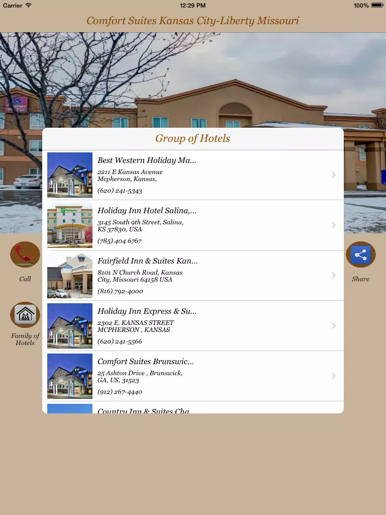 صور Comfort Suites Kansas City Liberty Missouri iPad 