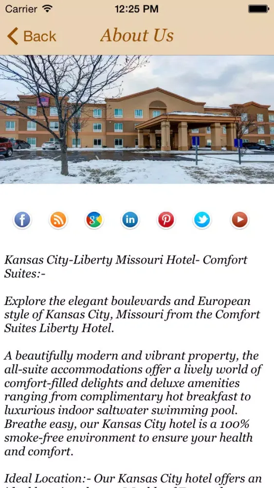 Comfort Suites Kansas City Liberty Missouri 스크린샷