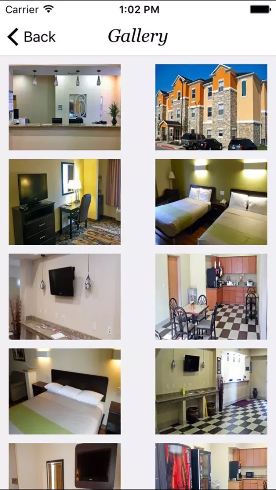 Tangkapan skrin Motel 6 Fort Worth TX
