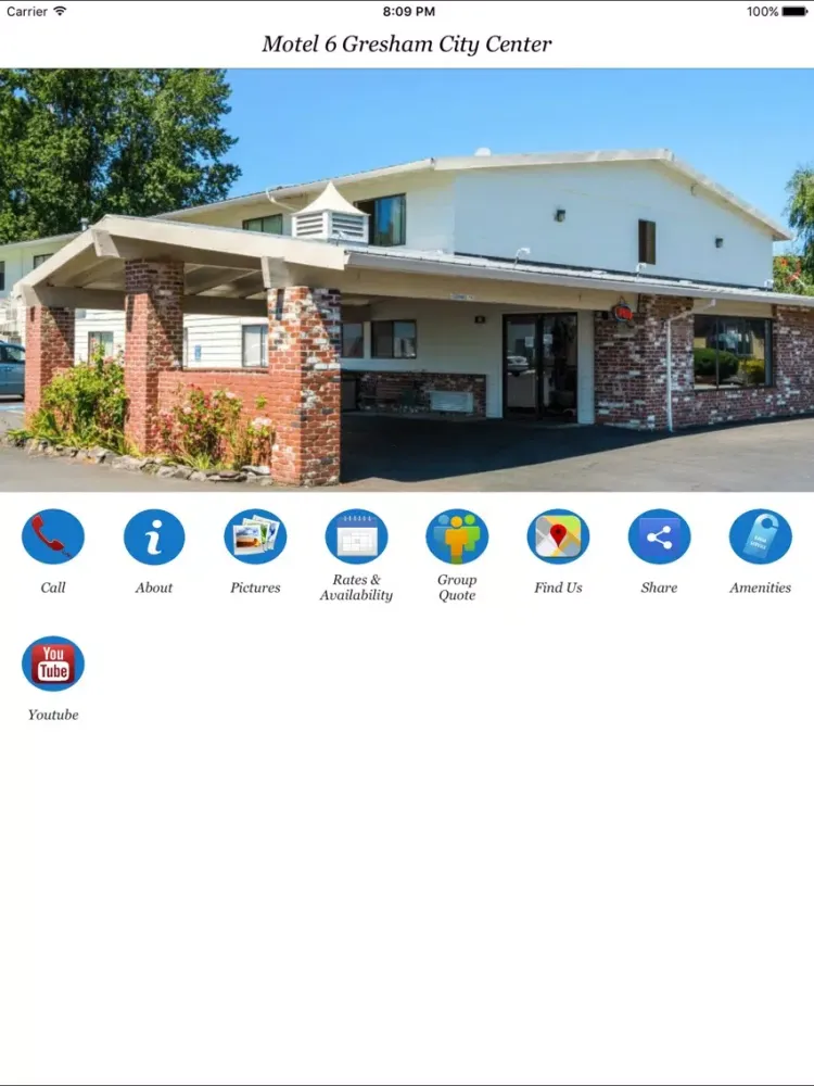 Скриншоты Motel 6 Gresham City Center iPad 