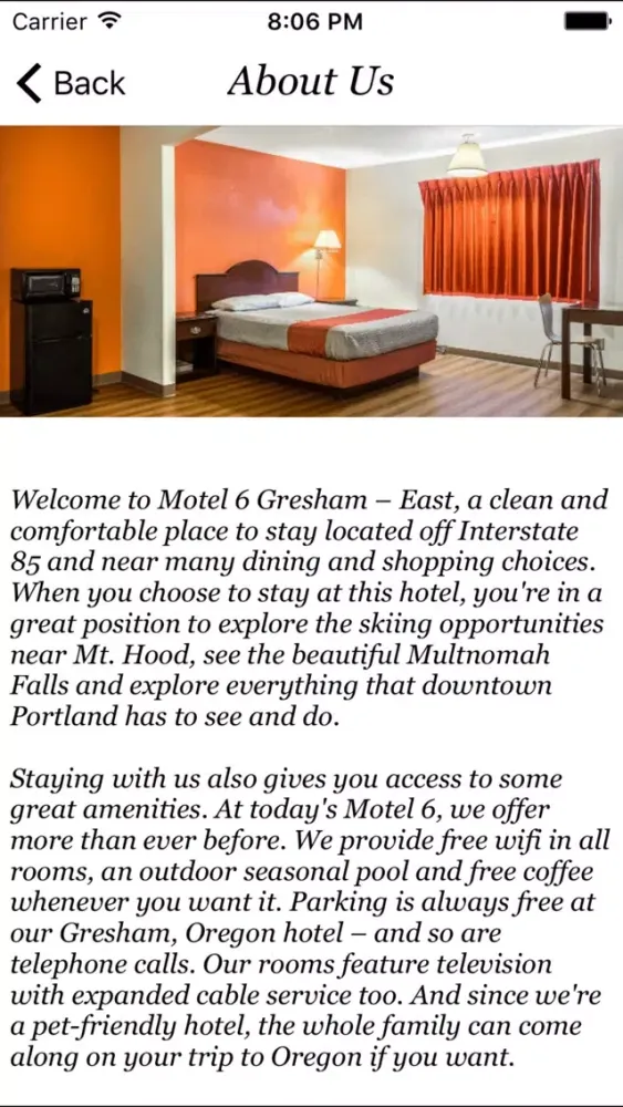Скриншоты Motel 6 Gresham City Center