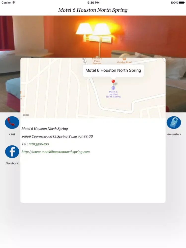 Screenshot di Motel 6 Houston North Spring iPad 