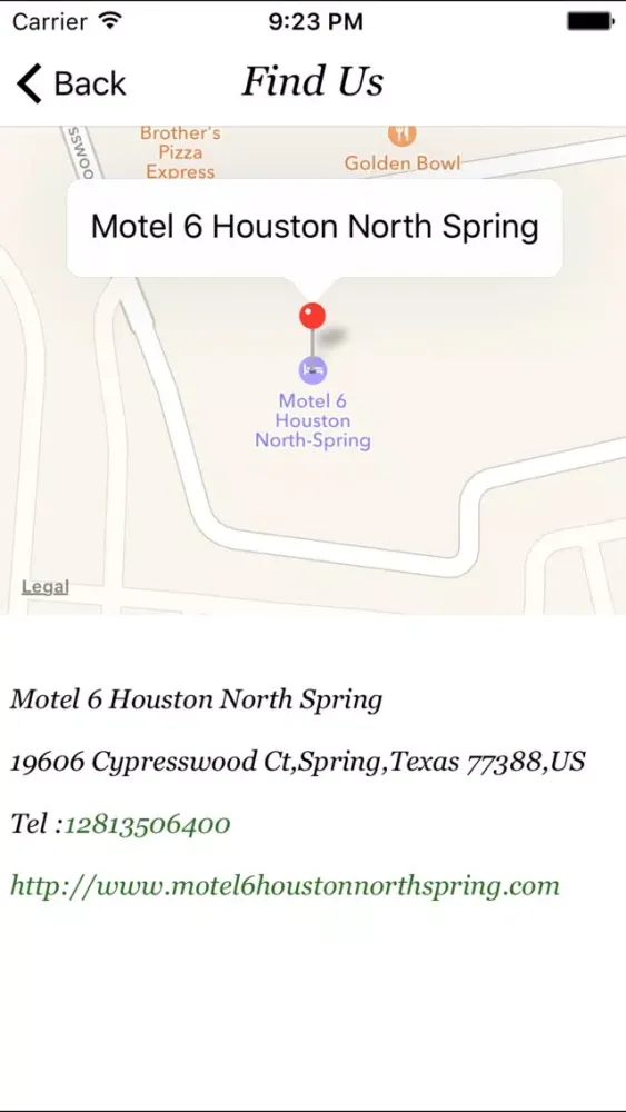 Screenshot di Motel 6 Houston North Spring