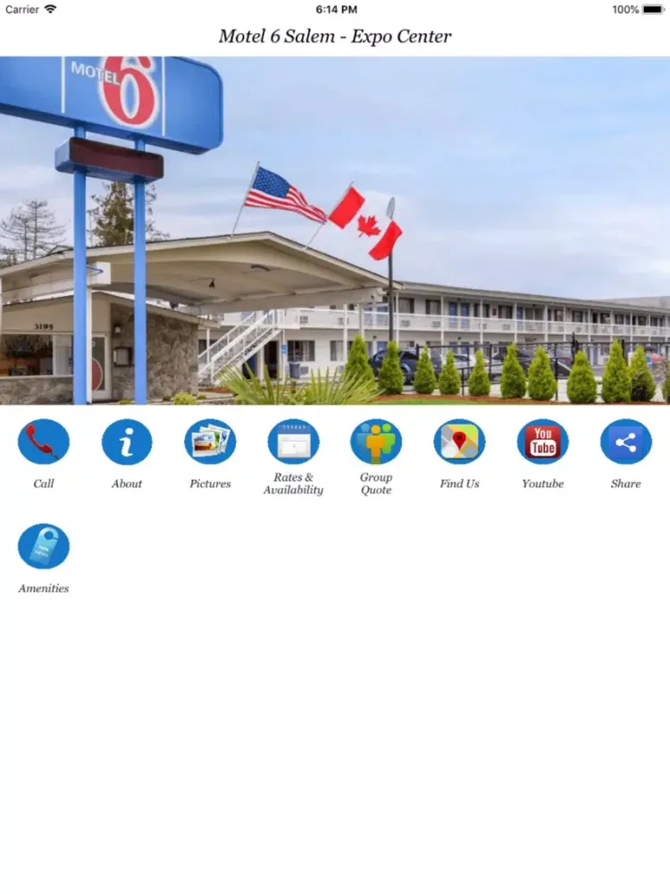 Motel 6 Salem - Expo Center iPad  Screenshots