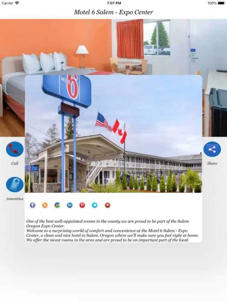 Motel 6 Salem - Expo Center iPad  Screenshots