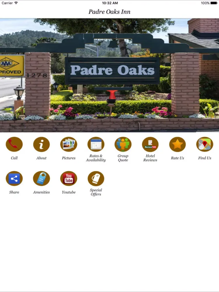 Padre Oaks Inn iPad  سکرین شاٹس