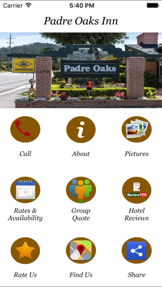 Padre Oaks Inn سکرین شاٹس