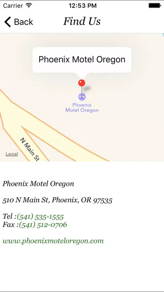 Captures d'écran de Phoenix Motel Oregon