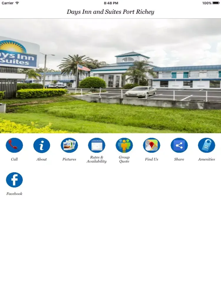 Captures d'écran de Days Inn and Suites Port Richey iPad 